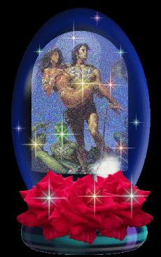 Globe couple amoureux