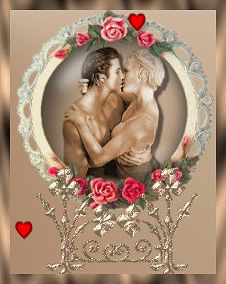 Cadre couple amoureux