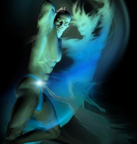 Couple amoureux imaginaire