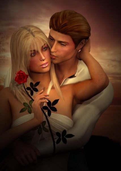 carte couple amoureux