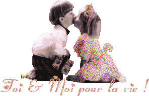 Couple d'enfants amoureux