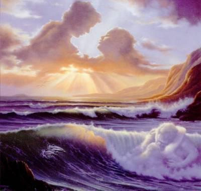 Couple amoureux et dauphins